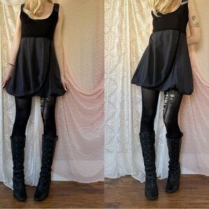 Women’s black and grey dress